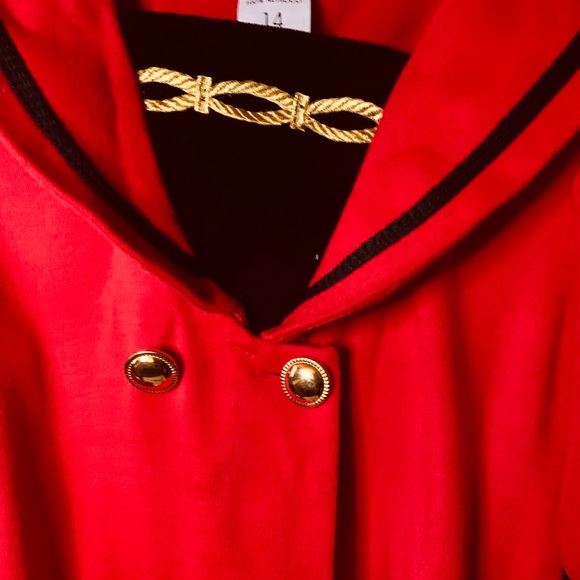 Girls fancy shirt - marine style - Picture 2 of 4